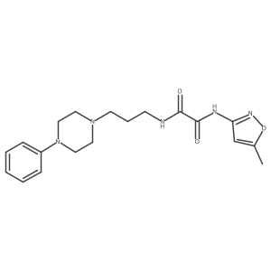 N1-(5-methylisoxazol-3-yl)-N2-(3-(4-phenylpiperazin-1-yl)propyl)oxalamide Structure