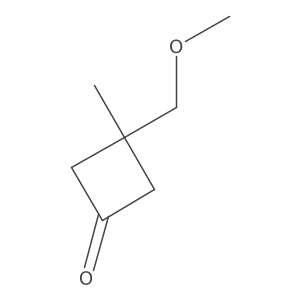 3-(Methoxymethyl)-3-methylcyclobutan-1-one Structure