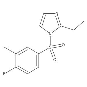 2-ethyl-1-[(4-fluoro-3-methylphenyl)sulfonyl]-1H-imidazole Structure