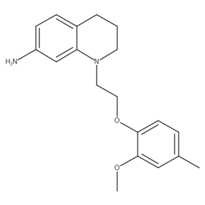1,2,3,4-Tetrahydro-1-[2-(2-methoxy-4-methylphenoxy)ethyl]-7-quinolinamine Structure
