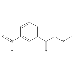 2-(Methylsulfanyl)-1-(3-nitrophenyl)ethan-1-one Structure
