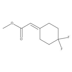 Methyl 2-(4,4-difluorocyclohexylidene)acetate Structure