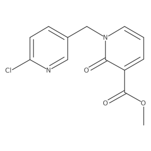 Methyl 1-[(6-chloro-3-pyridinyl)methyl]-1,2-dihydro-2-oxo-3-pyridinecarboxylate Structure
