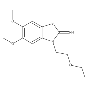 3-(2-ethoxyethyl)-5,6-dimethoxybenzo[d]thiazol-2(3H)-imine Structure