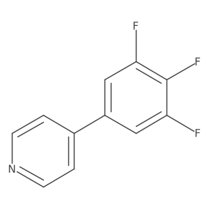 4-(3,4,5-Trifluorophenyl)pyridine Structure