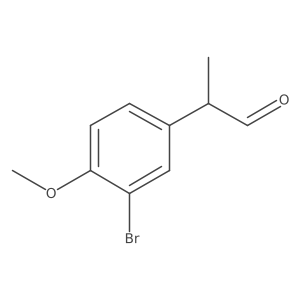 2-(3-Bromo-4-methoxyphenyl)propanal结构式