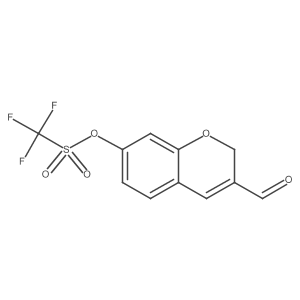 3-formyl-2H-chromen-7-yl trifluoromethanesulfonate Structure