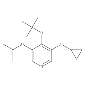 4-Tert-butoxy-3-cyclopropoxy-5-isopropoxypyridine Structure