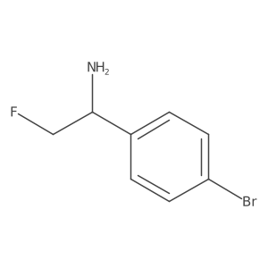 (1R)-1-(4-Bromophenyl)-2-fluoroethanamine Structure