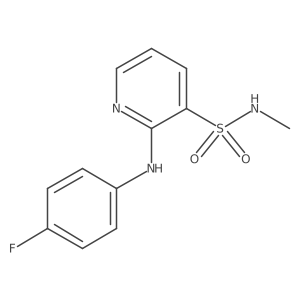 2-[(4-fluorophenyl)amino]-N-methylpyridine-3-sulfonamide Structure