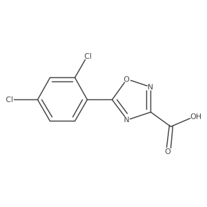 5-(2,4-Dichlorophenyl)-1,2,4-oxadiazole-3-carboxylic acid Structure