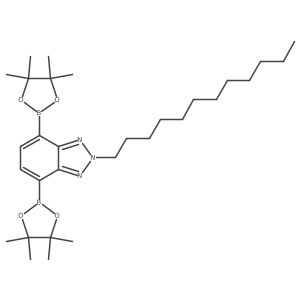2-Dodecyl-4,7-bis(4,4,5,5-tetramethyl-1,3,2-dioxaborolan-2-yl)-2H-benzo[d][1,2,3]triazole Structure