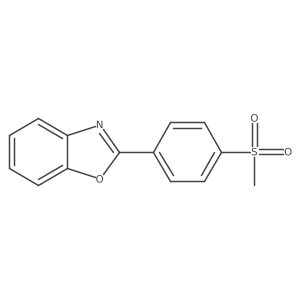 2-[4-(Methylsulfonyl)phenyl]benzoxazole Structure
