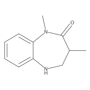 1,3-dimethyl-2,3,4,5-tetrahydro-1H-1,5-benzodiazepin-2-one Structure