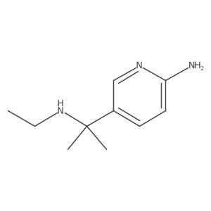 6-Amino-n-ethyl-alpha,alpha-dimethyl-3-pyridinemethanamine结构式
