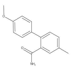 4'-Methoxy-4-methyl-[1,1'-biphenyl]-2-carboxamide结构式