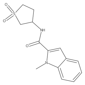 N-(1,1-dioxidotetrahydrothiophen-3-yl)-1-methyl-1H-indole-2-carboxamide Structure