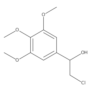 2-Chloro-1-(3,4,5-trimethoxyphenyl)ethan-1-ol Structure