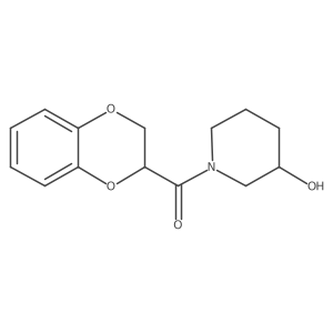 (2,3-dihydrobenzo[b][1,4]dioxin-2-yl)((R)-3-hydroxypiperidin-1-yl)methanone Structure