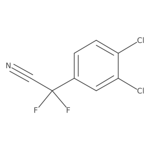 2-(3,4-Dichlorophenyl)-2,2-difluoroacetonitrile Structure
