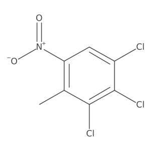 1,2,3-Trichloro-4-methyl-5-nitrobenzene Structure