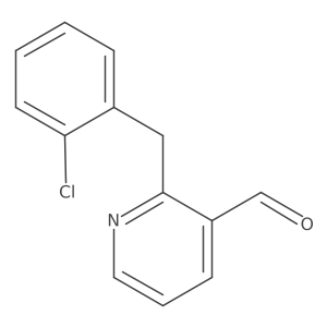 2-[(2-Chlorophenyl)methyl]pyridine-3-carbaldehyde结构式
