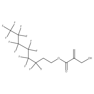 (Perfluorohexyl)ethyl 2-(hydroxymethyl)-2-propenoate结构式