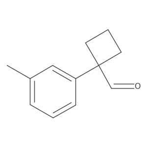 1-(m-Tolyl)cyclobutanecarbaldehyde Structure