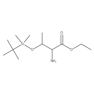 ethyl (2S,3R)-2-amino-3-[(tert-butyldimethylsilyl)oxy]butanoate Structure