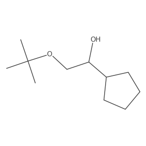 Cyclopentanemethanol, I+/--[(1,1-dimethylethoxy)methyl]- Structure