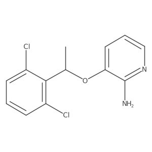 3-[1-(2,6-Dichlorophenyl)ethoxy]pyridin-2-amine结构式
