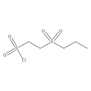2-(Propane-1-sulfonyl)ethane-1-sulfonyl chloride结构式