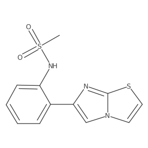 N-(2-(imidazo[2,1-b]thiazol-6-yl)phenyl)methanesulfonamide Structure