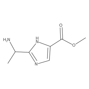 Methyl 2-(1-aminoethyl)-1H-imidazole-5-carboxylate Structure