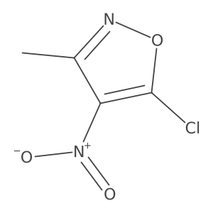 5-Chloro-3-methyl-4-nitro-1,2-oxazole结构式