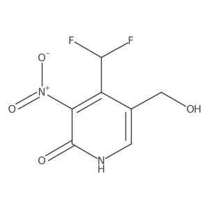 4-(Difluoromethyl)-5-(hydroxymethyl)-3-nitropyridin-2-ol Structure