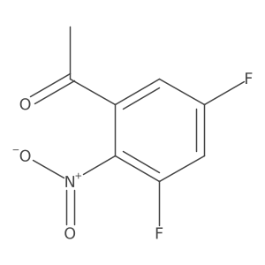 3',5'-Difluoro-2'-nitroacetophenone Structure