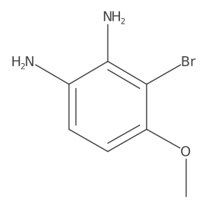 3-Bromo-4-methoxybenzene-1,2-diamine结构式