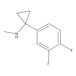 1-(3,4-difluorophenyl)-N-methylcyclopropan-1-amine Structure