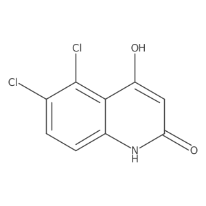 5,6-Dichloro-2,4-dihydroxyquinoline Structure