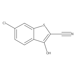 6-Chloro-3-hydroxybenzo[b]thiophene-2-carbonitrile Structure