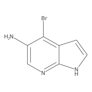 4-Bromo-1H-pyrrolo[2,3-b]pyridin-5-amine Structure