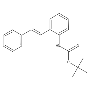 tert-Butyl (2-styrylphenyl)carbamate结构式