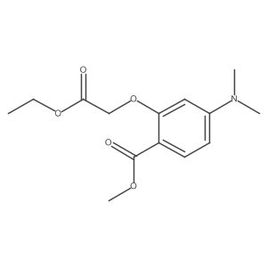 Methyl 4-(dimethylamino)-2-(2-ethoxy-2-oxoethoxy)benzoate Structure