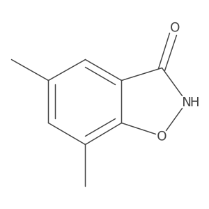 5,7-Dimethyl-1,2-benzoxazol-3-ol Structure