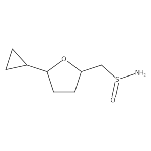 (5-Cyclopropyloxolan-2-yl)methanesulfinamide Structure