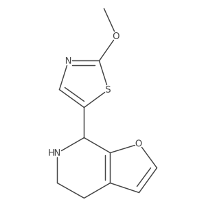 5-{4H,5H,6H,7H-furo[2,3-c]pyridin-7-yl}-2-methoxy-1,3-thiazole结构式