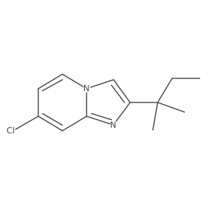 7-Chloro-2-(2-methylbutan-2-yl)imidazo[1,2-a]pyridine Structure