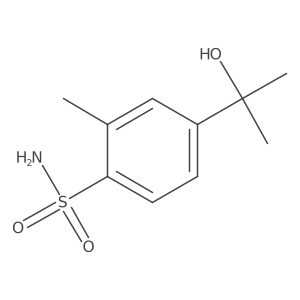 4-(2-Hydroxypropan-2-yl)-2-methylbenzenesulfonamide结构式