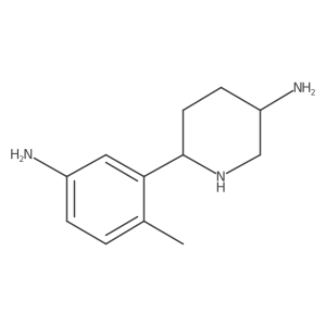 6-(5-Amino-2-methylphenyl)piperidin-3-amine结构式